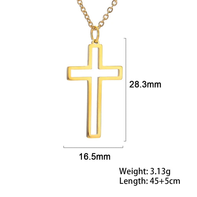Minimalist Cross Necklace