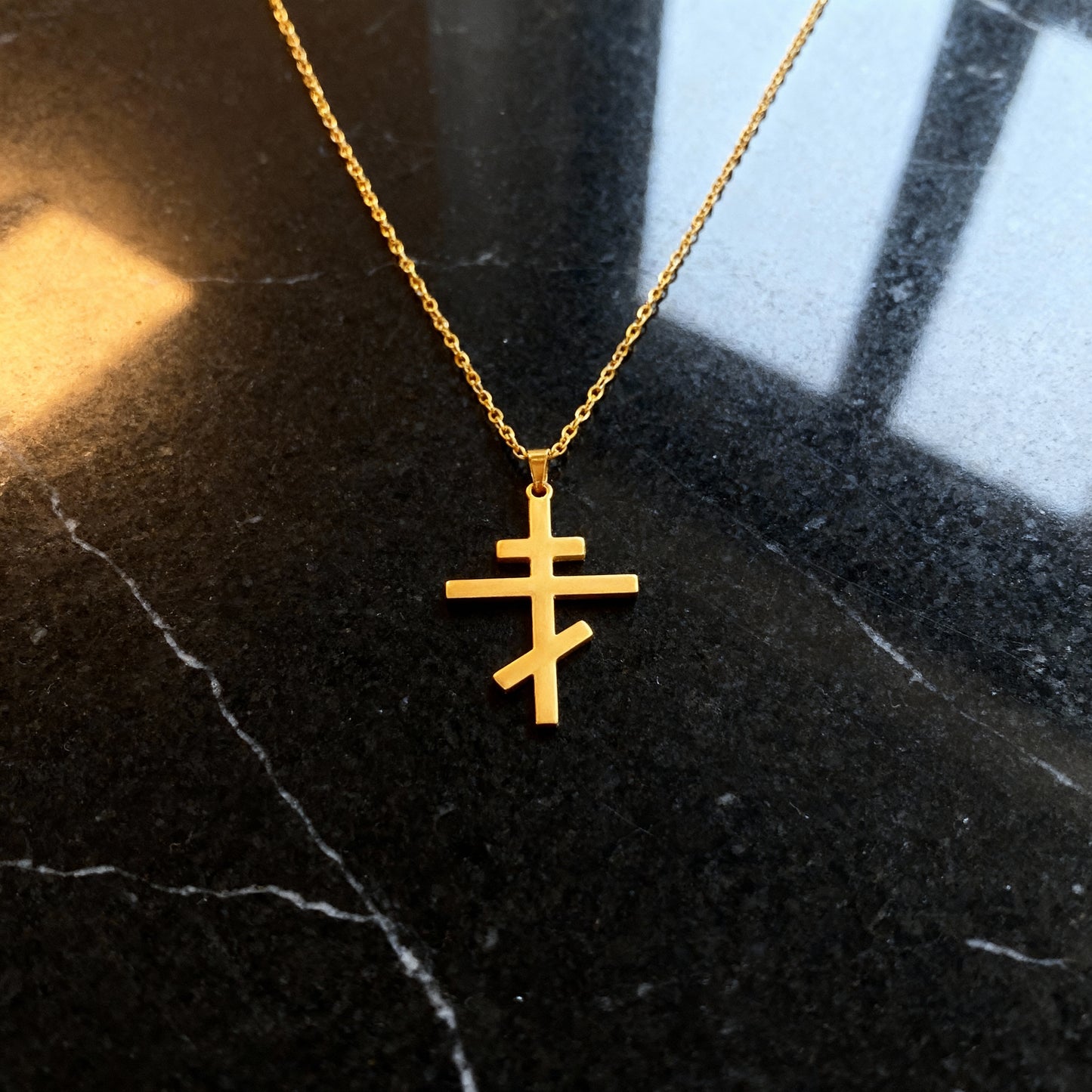 Orthodox Cross Necklace