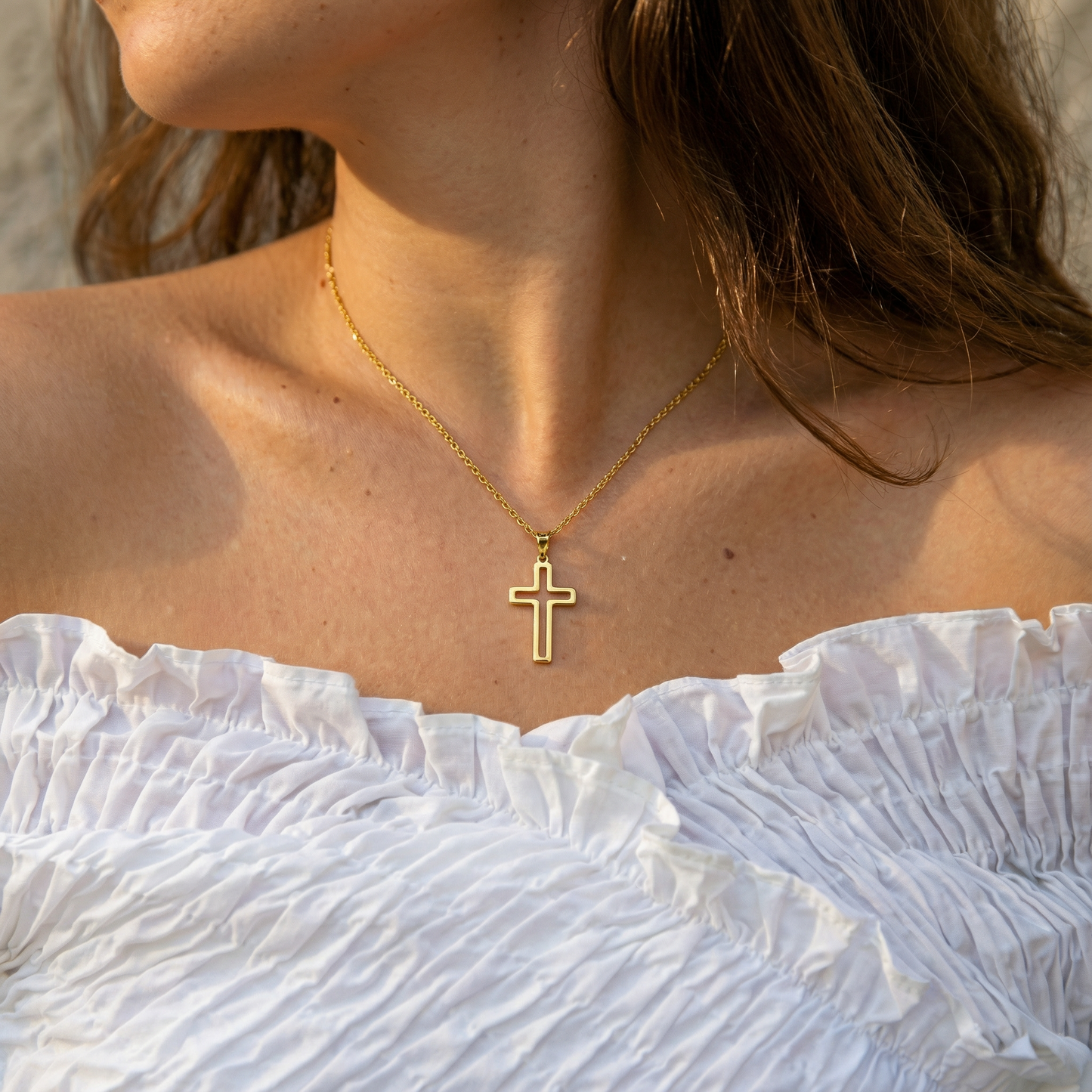Minimalist Cross Necklace
