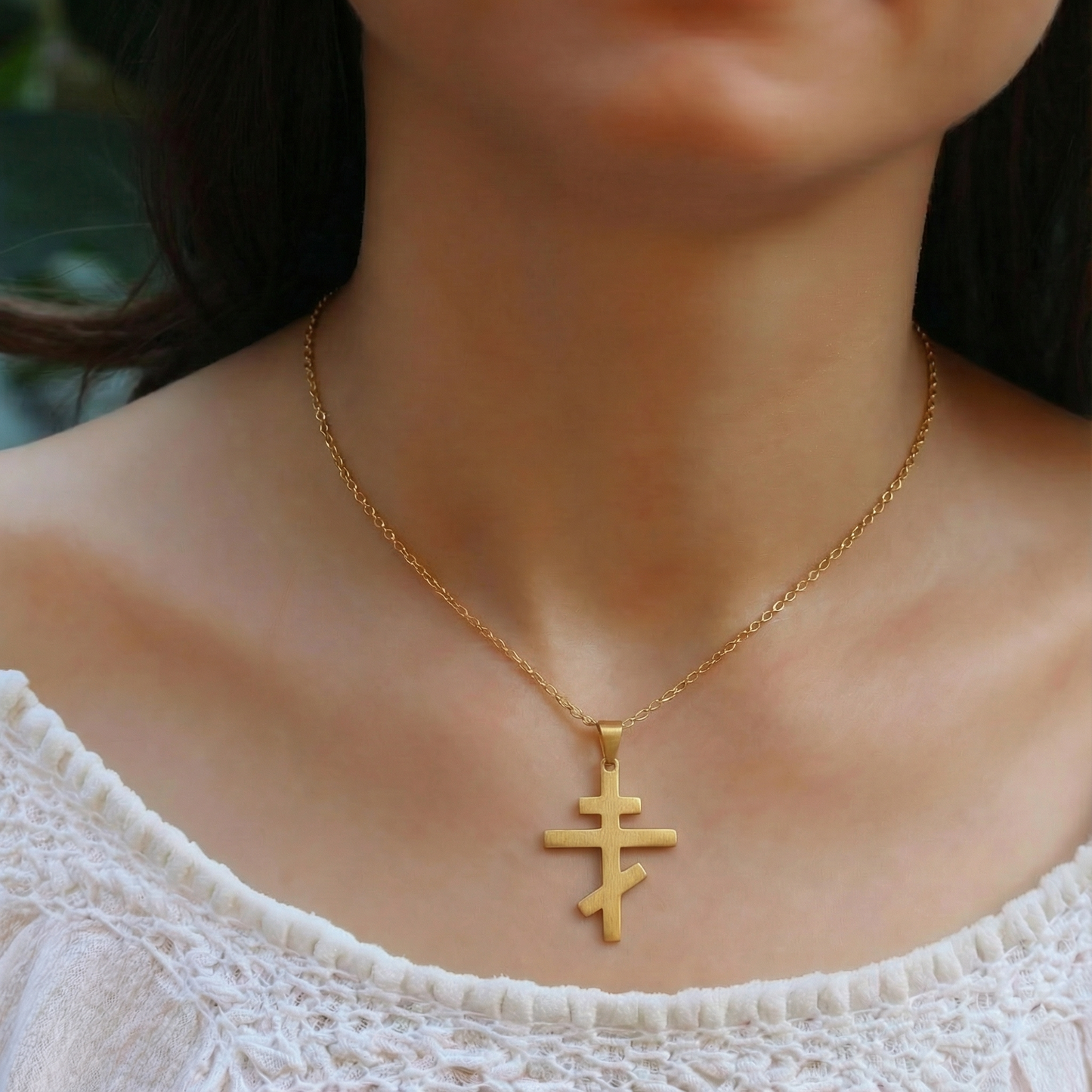 Orthodox Cross Necklace
